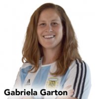 Gabriela Garton in Argentina jersey on Women's World Football Show