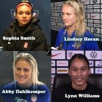 Sophia Smith, Lindsey Horan, Abby Dahlkemper, Lynn Williams