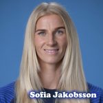 San Diego Wave FC and Sweden striker Sofia Jakobsson head shot on Women's World Football Show podcast